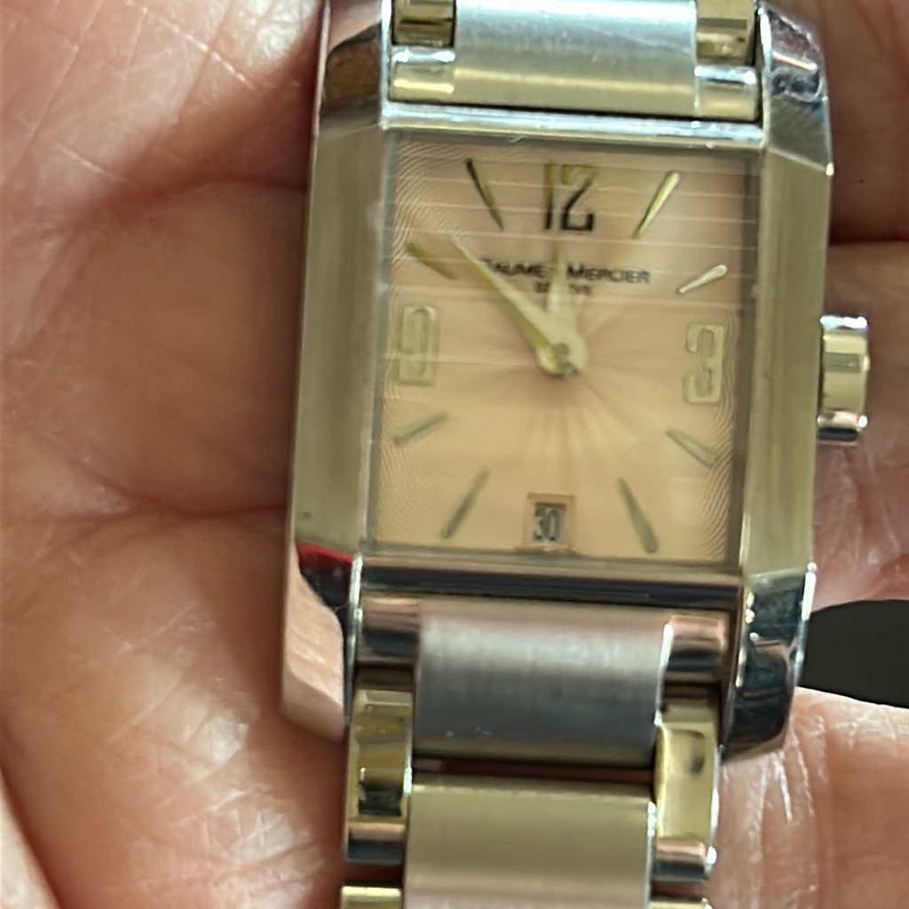 Ladies Stainless Steel Bowl Marcille Watch With Date
